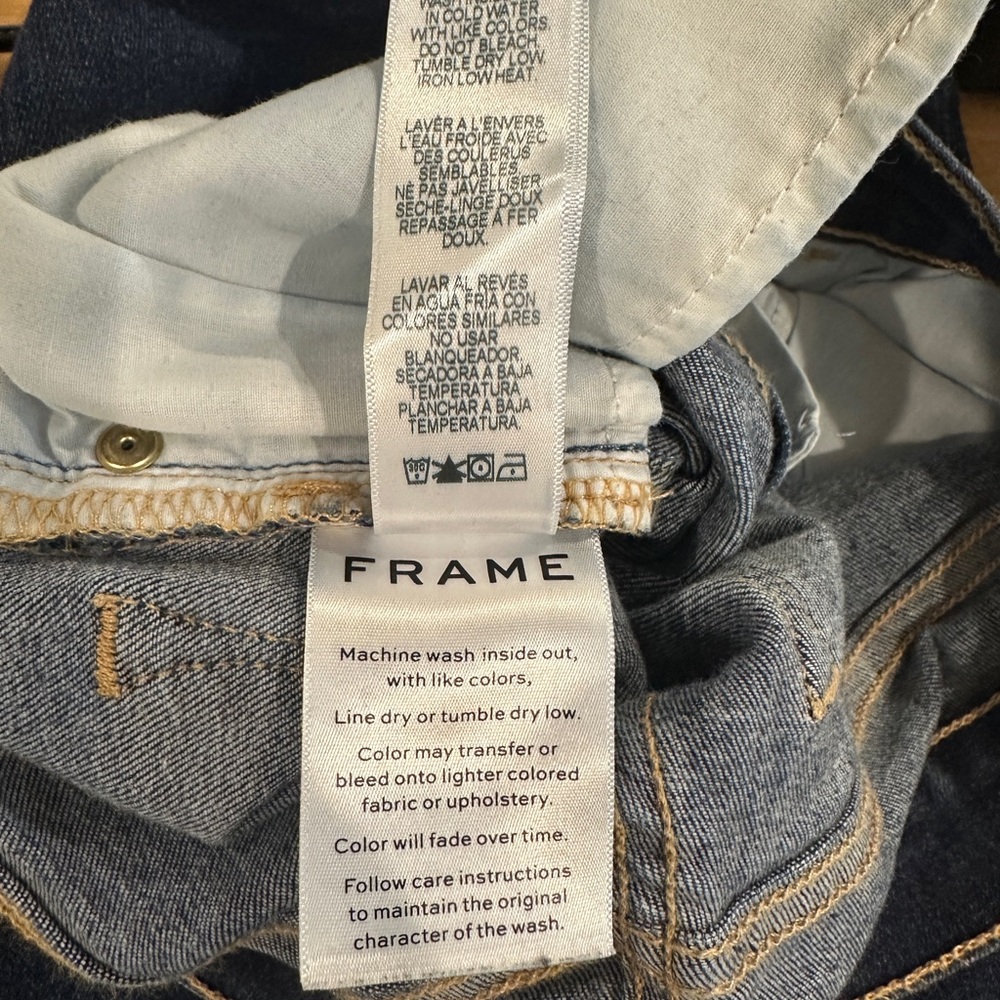 FRAME Le Skinny de Jeanne Jeans Queensway Size 26 - Picture 8 of 8